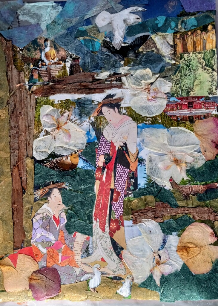 Two Women by the Stream